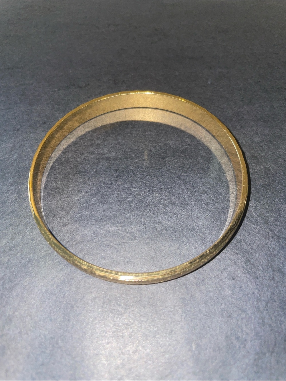 Vintage Monet Gold Sparkle Textured Bangle Bracelet for Women